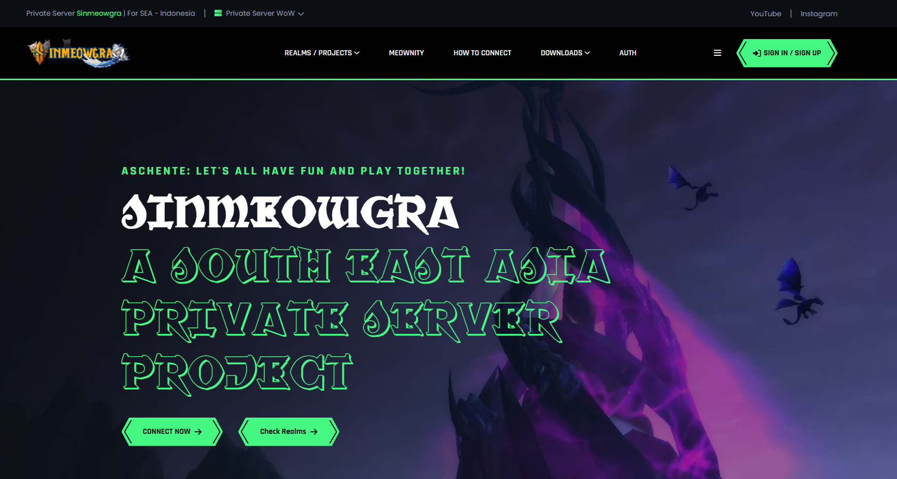 Sinmeowgra Private Server